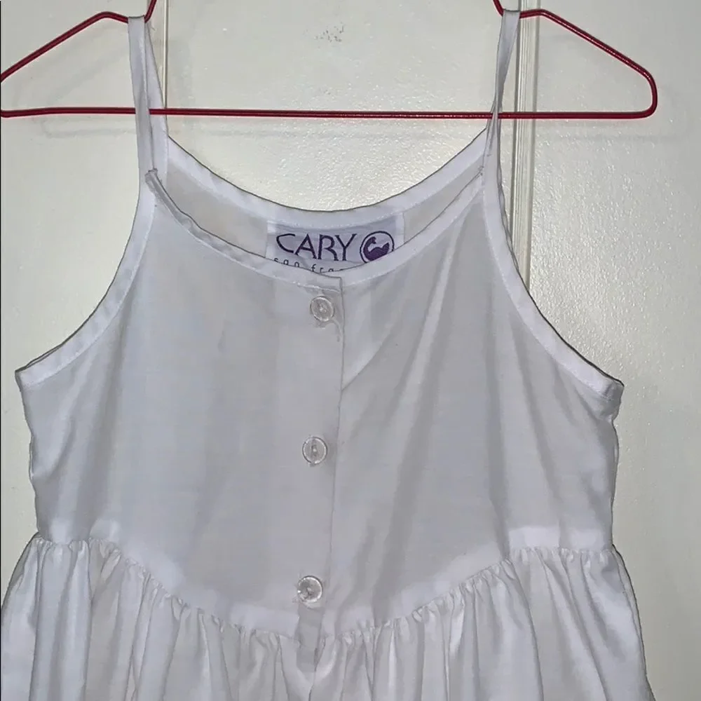 ‎Vtg 70s polyester/cotton embroidered petticoat